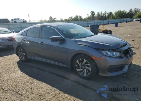 2018 Honda Civic Ex from USA, damaged, VIN 19XFC2F72JE041255